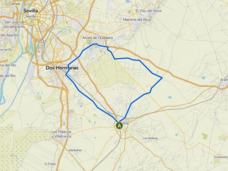 Circular de Utrera por la Vía Augusta y el Corredor Verde del Guadaíra ...
